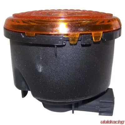 Crown Automotive Jeep Replacement Left Front Park and Turn Signal Lamp, Amber w/ Clear Bulb 2007-2013 JK Wrangler Jeep Wrangler Left - 55077885AD