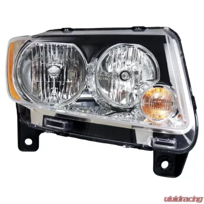 Crown Automotive Jeep Replacement Right Halogen Headlight Assembly for 11-13 Jeep WK Grand Cherokee; Incl. Bulbs Jeep Grand Cherokee Right - 55079378AE