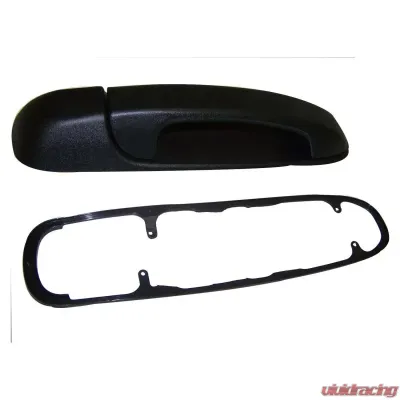 Crown Automotive Jeep Replacement Black Right Front Door Handle for Misc. 1999-2004 Jeep WJ, WG Grand Cherokee Jeep Grand Cherokee Front Right 1999-2004 - 55135636AD