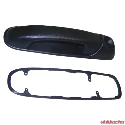 Crown Automotive Jeep Replacement Black Left Front Door Handle for Misc. 1999-2004 Jeep WJ, WG Grand Cherokee Jeep Grand Cherokee Front Left 1999-2004 - 55136351AD