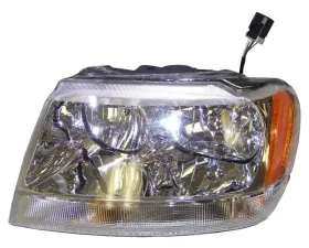 Crown Automotive Jeep Replacement Left Headlight Assembly for Misc. 1999-2004 Jeep WJ Grand Cherokee Jeep Grand Cherokee Left 1999-2004