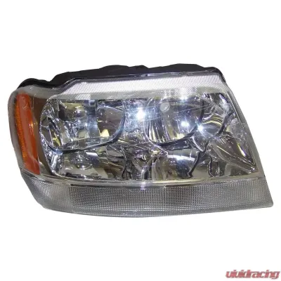 Crown Automotive Jeep Replacement Right Headlight for Misc. 2001-2004 WG (Europe) Grand Cherokee w/ LHD Jeep Grand Cherokee 2001-2004 - 55155576AE