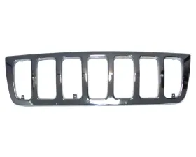 Crown Automotive Jeep Replacement Chrome Grill for 1999-2003 Jeep WJ Grand Cherokee Jeep Grand Cherokee N/A 1999-2003