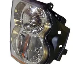 Crown Automotive Jeep Replacement Left Headlight Assembly for 2005-2007 WK Grand Cherokee; Inc. Bulbs & Harness Jeep Grand Cherokee Left 2005-2007