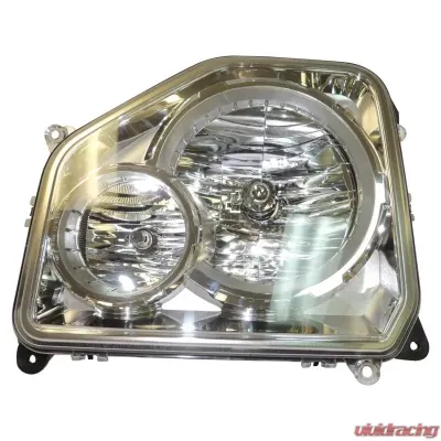 Crown Automotive Jeep Replacement Right Headlight Assembly for Jeep KK Liberty w/ Fog Lamps. Includes Bulbs. Jeep Liberty Right 2008-2012 - 55157338AE