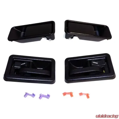 Crown Automotive Jeep Replacement Interior & Exterior Door Handle Kit for 1987-2006 Jeep YJ & TJ Wrangler Jeep - 55176548MK