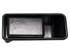 Crown Automotive Jeep Replacement Exterior Left Black Door Handle for 1987-2006 YJ & TJ Wranglers w/ Half Doors Jeep Front Left