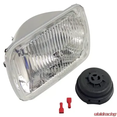 Crown Automotive Jeep Replacement Left or Right Headlight for Jeep XJ Cherokee, Export only. Bulb not included. Jeep Cherokee Left 1984-2001 - 56000887