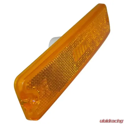 Crown Automotive Jeep Replacement Amber Side Marker Light, Left or Right Front Jeep Wrangler Front Left 1987-1995 - 56001424