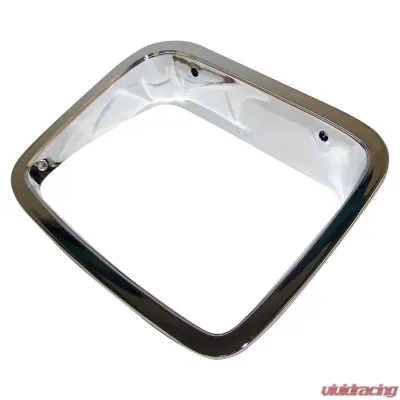 Crown Automotive Jeep Replacement Left Front Chrome Headlight Bezel for YJ Wrangler, USA & Canada Only Jeep Wrangler Left 1987-1995 - 56003105
