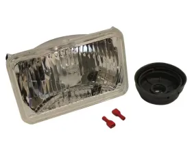 Crown Automotive Jeep Replacement Left or RIGHT HEADLAMP for 1991-1995 YJ Wrangler (Export or KDX Only, no Bulb) Jeep Wrangler 1991-1995