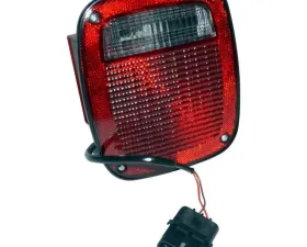 Crown Automotive Jeep Replacement Tail Light, Left, w/ License Lamp Jeep Left