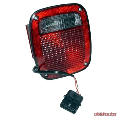 Crown Automotive Jeep Replacement Tail Light, Left, w/ License Lamp Jeep Left - 56016721