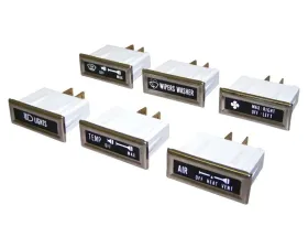 Crown Automotive Jeep Replacement Dash Light Kit, Contains Lights, Wiper/Washer, Air, Temp, Defrost, and Fan Jeep