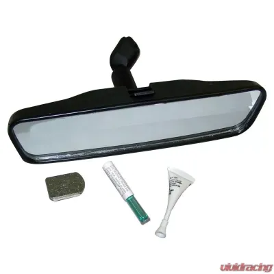 Crown Automotive Jeep Replacement Rearview Mirror Kit, Black, 8.5" Wide Jeep - 5965338K