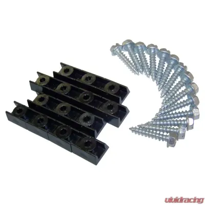Crown Automotive Jeep Replacement Rear Fender Flare Hardware Kit, Includes 14 screws and 14 nuts Jeep Wrangler 1987-1995 - 5AHRRKIT