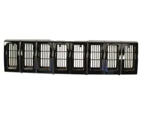 Crown Automotive Jeep Replacement Black Grille for 1993-1995 Jeep ZJ Grand Cherokee Jeep Grand Cherokee N/A 1993-1998