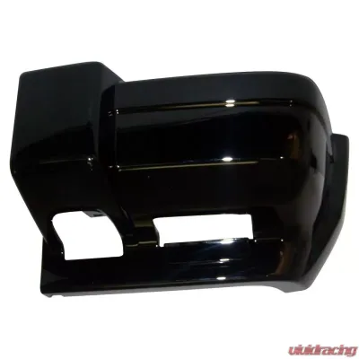 Crown Automotive Jeep Replacement Gloss Black Left Front Bumper End Cap for 1997-2001 Jeep XJ Cherokee Jeep Cherokee Front Left 1997-2001 - 5DY01DX8AB
