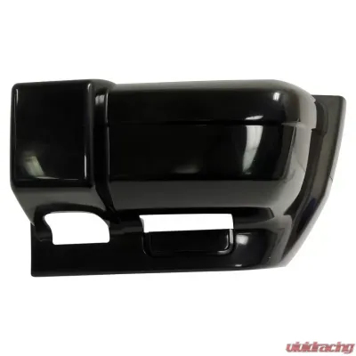 Crown Automotive Jeep Replacement Flat Black Left Front Bumper End Cap for 1997-2001 Jeep XJ Cherokee Jeep Cherokee Front Left 1997-2001 - 5DY01TZZAC