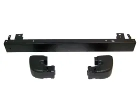 Crown Automotive Jeep Replacement Bumper Kit, Rear, Black Jeep Rear 1997-2006
