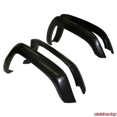 Crown Automotive Jeep Replacement Fender Flare Kit, Includes 4 Gloss Black Fender Flares and Hardware Jeep Cherokee Front and Rear 1997-2001 - 5FWK