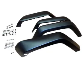 Crown Automotive Jeep Replacement Smooth Paintable Fender Flare Kit for 07-18 Jeep JK Wrangler; 4 Flares, Hardware Jeep Wrangler N/A 2007-2018