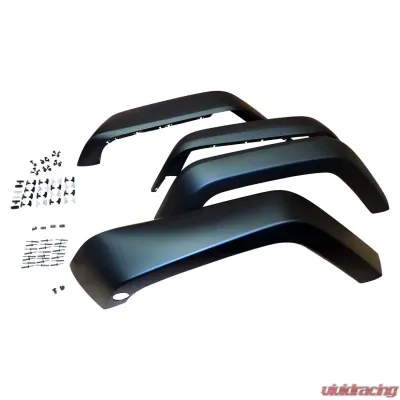Crown Automotive Jeep Replacement Smooth Paintable Fender Flare Kit for 07-18 Jeep JK Wrangler; 4 Flares, Hardware Jeep Wrangler N/A 2007-2018 - 5KCK