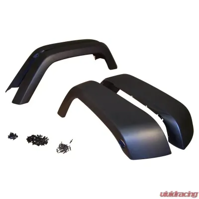Crown Automotive Jeep Replacement Black Textured Flare Kit for JK Wranglers, 4 Flares, Retainers and Rivets Jeep Wrangler N/A 2007-2018 - 5KFK