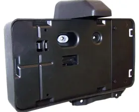 Crown Automotive Jeep Replacement License Plate Bracket, Rear, Black, w/ Lamp Jeep Wrangler Rear 2007-2018