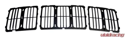 Crown Automotive Jeep Replacement Front Upper Grille for 2014-2016 Jeep WK Grand Cherokee w/ Louvered Grille Jeep Grand Cherokee 2014-2016 - 68143073AC