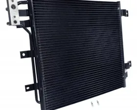 A/C Condenser & Transmission Cooler for 12-18 Jeep JK Wrangler w/ 3.0L, 3.6L Eng