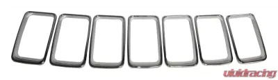 Polished Chrome Grille Insert Set for 2014-2016 Jeep WK Grand Cherokee - 68227779AA