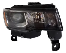 Right Headlight Assembly for 2016+ Jeep WK Grand Cherokee w/ Halogen Bulbs