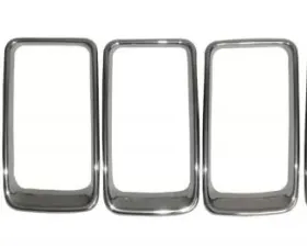 Brushed Platinum Grille Insert Set for 2015-2016 Jeep WK Grand Cherokee