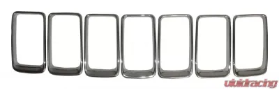 Brushed Platinum Grille Insert Set for 2015-2016 Jeep WK Grand Cherokee - 68285652AA