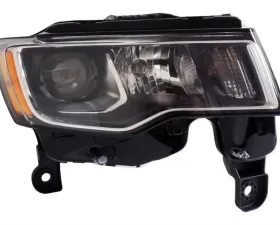 Right Headlight Assembly for 2017+ Jeep WK Grand Cherokee w/ Halogen Bulbs