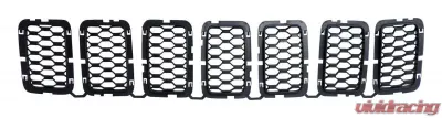 Crown Automotive Jeep Replacement Black Honeycomb Grille Insert Set for Various 2016-2019 Jeep WK Grand Cherokee Jeep Grand Cherokee 2016-2019 - 68317863AA