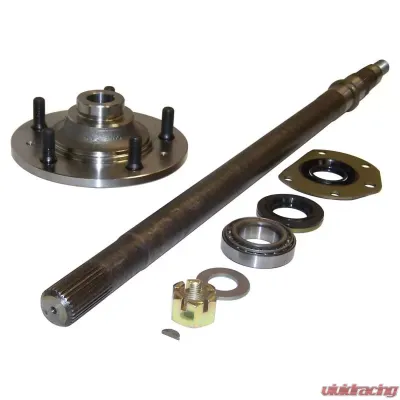 Crown Automotive Jeep Replacement Left Rear Axle Shaft Assembly for 82-86 Jeep CJ-7, CJ-8 w/ AMC 20 Rear Axle Jeep Rear - 8133885K