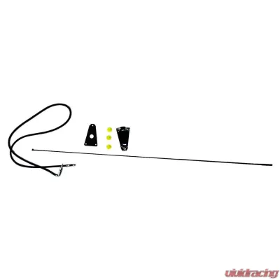 Crown Automotive Jeep Replacement Black Antenna Kit for 1975-1995 Jeep CJ's & YJ Wrangler; Includes Bracket Jeep N/A - 82200683K