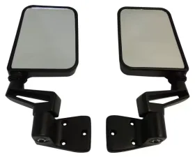 Crown Automotive Jeep Replacement Mirror Kit, Left & Right, Black, 1987-2002 Style Jeep Left and Right