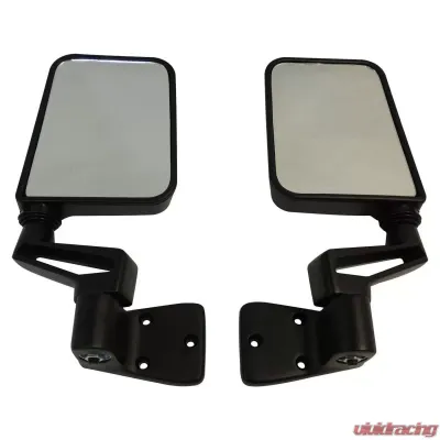 Crown Automotive Jeep Replacement Mirror Kit, Left & Right, Black, 1987-2002 Style Jeep Left and Right - 82200834K