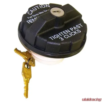 Crown Automotive Jeep Replacement Fuel Cap, Black, Locking - 82400041