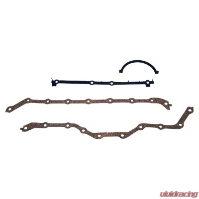 Crown Automotive Jeep Replacement 4-Piece Engine Oil Pan Gasket Set for 83-02 Jeep Models w/ AMC 2.5L Engine - 83504661