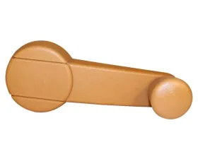 Crown Automotive Jeep Replacement Window Handle, Left or Right, Front or Rear, Tan Jeep Left