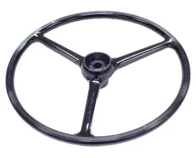 Crown Automotive Jeep Replacement Steering Wheel, Black, Uses 2-3/8