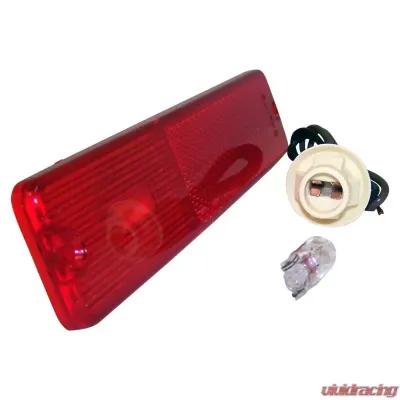 Crown Automotive Jeep Replacement Red Side Marker Light Kit, Left or Right Front, w/ Clear Bulb & Wiring Jeep - 994021K