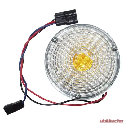 Crown Automotive Jeep Replacement Left or Right Front Parking Lamp 1969-1975 Jeep CJ-5, CJ-6, w/ 3 Screws in Lens Jeep N/A - J0989852