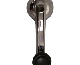 Crown Automotive Jeep Replacement Window Handle, Left or Right Front Chrome, w/ Door Speakers Jeep Right