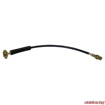 Crown Automotive Jeep Replacement Left Front Brake Hose for 1974-78 JSeries, 1976-78 SJ Cherokee Chief; 20.5" Long Jeep Front Left - J5352689