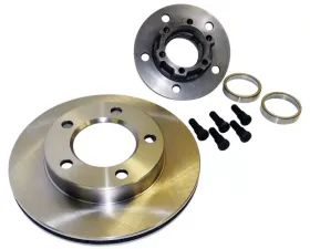 Crown Automotive Jeep Replacement Left or Right Hub & Rotor Assembly for 1978-81 CJ-5, CJ-6, CJ-7 w/ 6-Bolt Flange Jeep Front